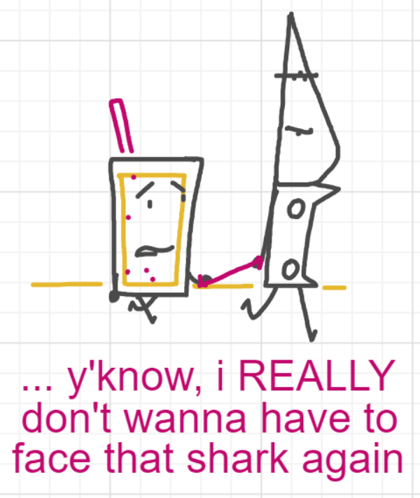 A panel from Running Duos, episode four of the Board Boards object show by Furretwalk/WalkingFurret.